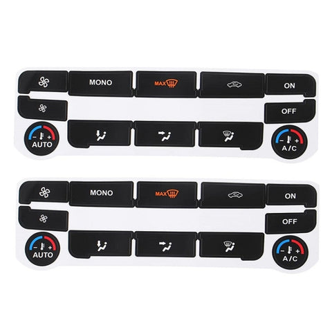 2pcs For Ford S-Max/MONDEO Car Air Conditioning Button Repair Sticker