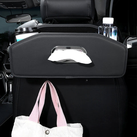 Auto Seatback Organizer Tissue Bag Car Rear Drainage Cup Holder