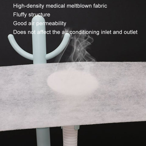 Disposable Air Conditioning Air Purification Filter Household Hanging Air Intake Dust Removal Cotton, 5pcs /Pack 22x80cm