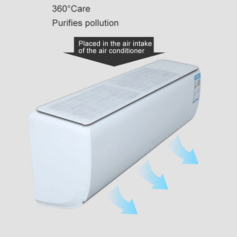 Disposable Air Conditioning Air Purification Filter Household Hanging Air Intake Dust Removal Cotton, 5pcs /Pack 22x80cm