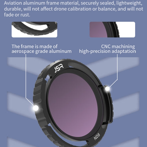 For DJI Avata 2 Traverser Filter Accessories Camera Scrim Polarizing Lens, JSR-2050-01 MCUV, JSR-2050-04 CPL, JSR-2050-05 ND8, JSR-2050-06 ND16, JSR-2050-07 ND32, JSR-2050-08 ND64, JSR-2050-09 ND256, JSR-2050-10 ND8PL, JSR-2050-11 ND16PL               ...