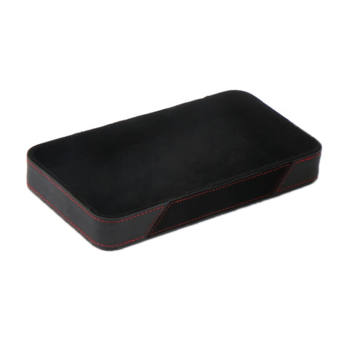 Car Multifunctional Dashboard Armrest Box Water Cup Storage Box, Large Black, Large Brown, Small Black, Small Brown