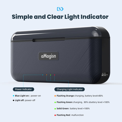 For DJI Action 4 / 3 aMagisn Fast Charge Charging Box Charger Sports Camera Accessories, For DJI Action 4 / 3