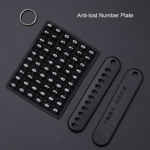 For Nissan Car Key Cover Keychain Anti-lost Number Plate, A, B, C, D, E, F, G, H, I2, I3, I3 One-button Start, I4, X, Y