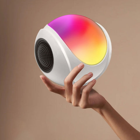 SY-688 TWS RGB Colorful Light Mini Card Bluetooth Speaker, SY-688 White