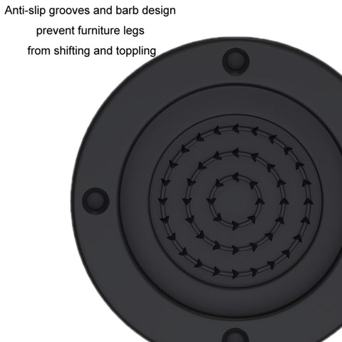 Washing Machine Base Non-Slip Heightening Fixed Shock-Absorbing Foot Pads, Black 3.5cm, Black 6cm, Black 8.5cm