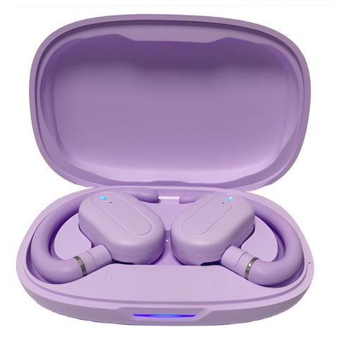 Hanger Type Stereo Outside Sound Bluetooth Earphones With Charging Bin