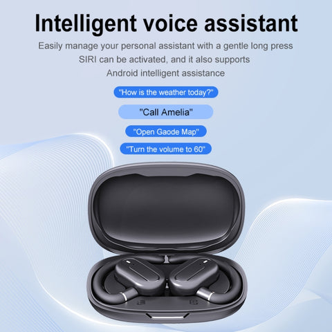 Hanger Type Stereo Outside Sound Bluetooth Earphones With Charging Bin