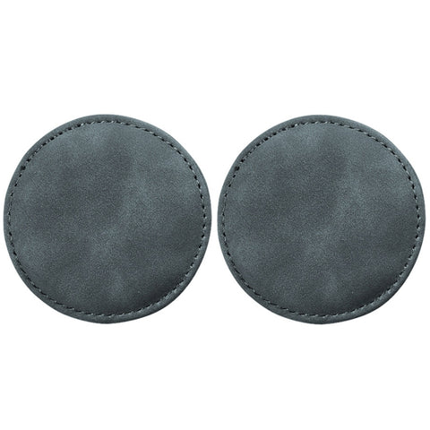 2pcs/ Set Car Suede Anti-Slip Water Coaster Car Interior Decoration