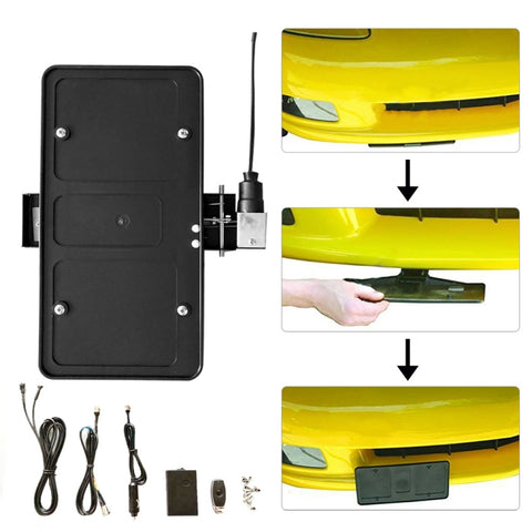 US Standard Modified License Plate Frame Holder