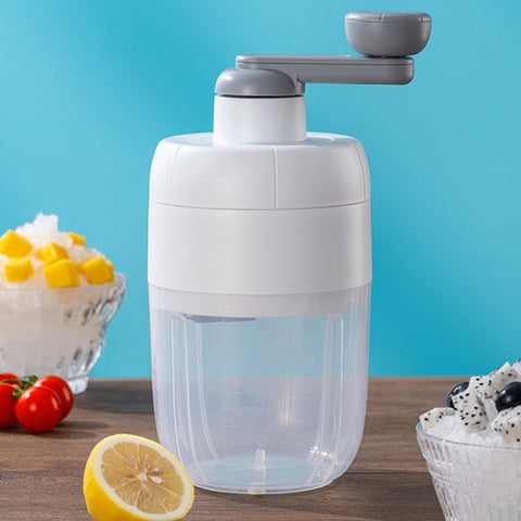 Small Manual Shaved Ice Machine DIY Home Smoothie Maker