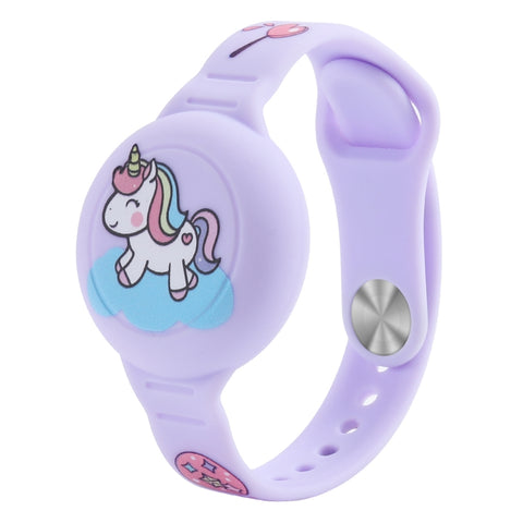 For AirTag 2nd Gen / AirTag 1st Gen Cartoon Watch Strap Locator Silicone Protective Cover Anti-Lost Device Case
