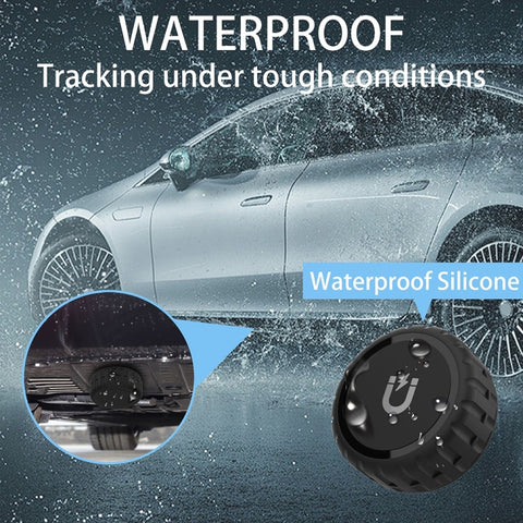 For AirTag 2nd Gen / AirTag 1st Gen PC High-Strength Magnetic Suction Waterproof Protective Cover