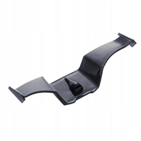 Car Mini Rear Wing Without Punching Decorative Stickers, Black Without Wind Blades, White Without Wind Leaves, Red Without Wind Leaves, Black With Wind Leaves, White With Wind Leaves, Red With Wind Leaves