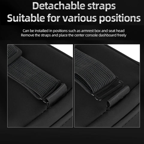 Car Sun Visor Armrest Box Back Hanging Tissue Box, Black, Beige, Brown