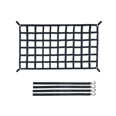 Truck Bed Cargo Net Pickup Bed Netting Strap, 127x106cm, 167x127cm, 208x127cm