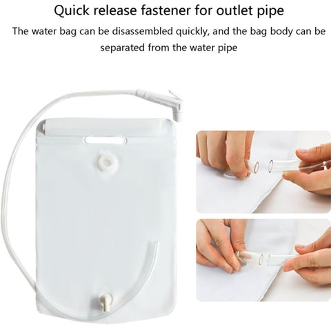 10L Outdoor Camping Portable Folding PVC Bath Water Bag