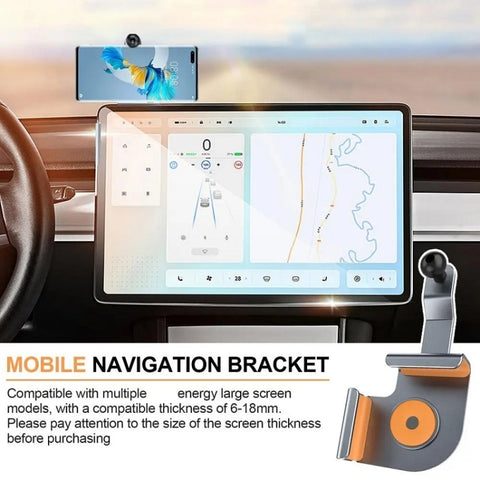 Car Screen Phone Holder Base For Tesla Model 3 And Other Models, Base, Base + Magnetic Stand