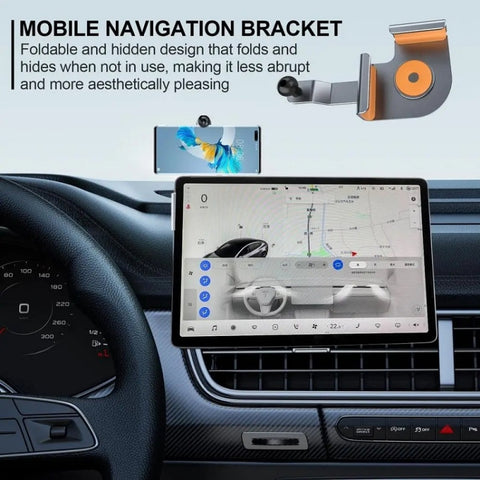 Car Screen Phone Holder Base For Tesla Model 3 And Other Models, Base, Base + Magnetic Stand