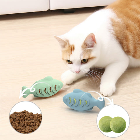 Fish Shape Silicone Cat Toy