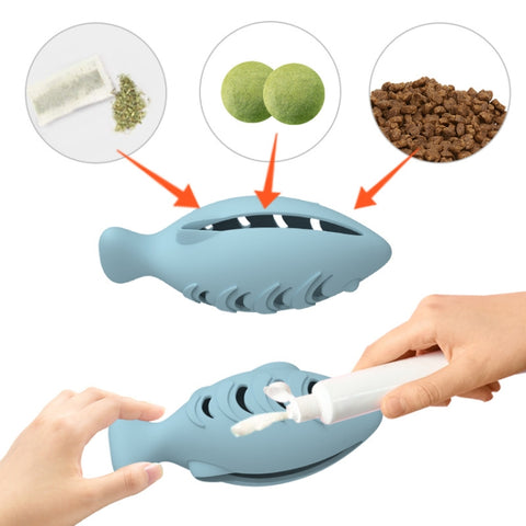 Fish Shape Silicone Cat Toy