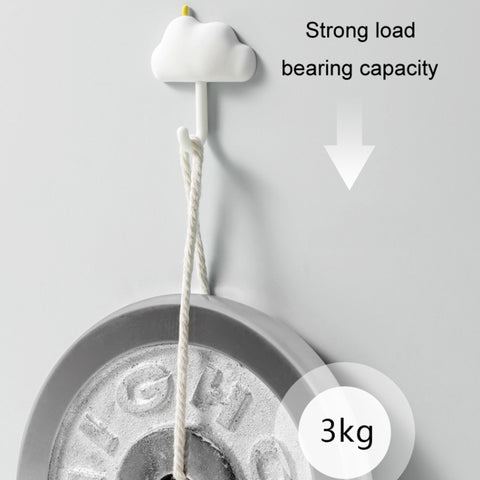 3pcs /Set Household Wall Hanging Hooks Dormitory Non-Marking Punch-Free Adhesive Hooks