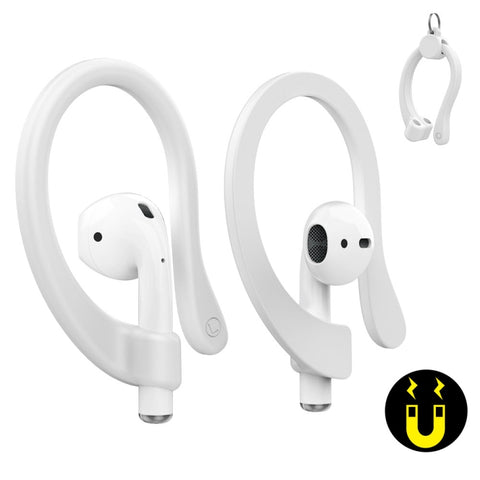 AhaStyle PT78 1pair Wireless Earphones Magnetic Silicone Storage Anti-Loss Earhooks For Apple AirPods 1 / 2 / 3 / Pro / Pro 2