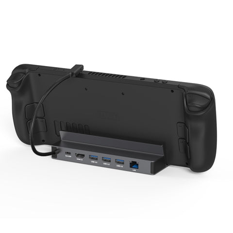 For Steam Deck/ROG Blueendless DS601 Type-C Game Console Base HUB Docking Station, 6-in-1 DS601