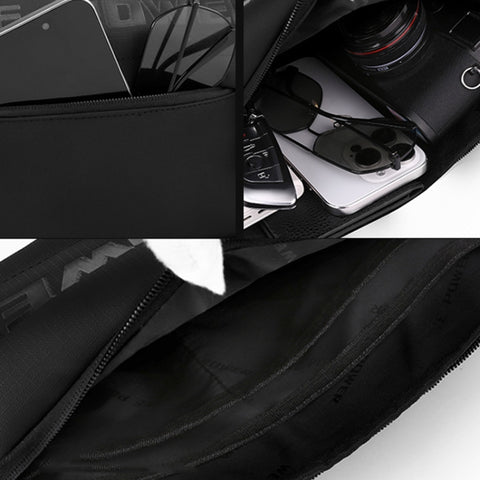 WEPOWER Men Casual Single Shoulder Crossbody Bag Functional Style Chest Bag