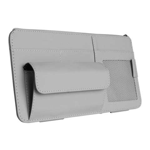 Multi-functional Car Sunshade Sunglasses ID Ticket Storage Bag Car Sun Visor Eyeglasses Case