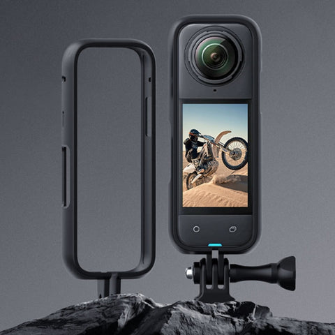 For Insta360 X4 TELESIN S6-CRF-01-TIS Plastic Protective Frame