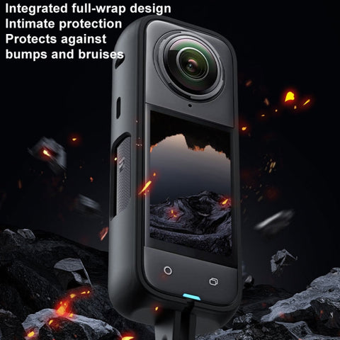 For Insta360 X4 TELESIN S6-CRF-01-TIS Plastic Protective Frame