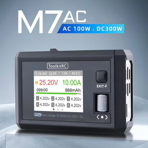 ToolkitRC M7AC Airplane And Car Model Li-Po Battery Balance Charger, M7AC