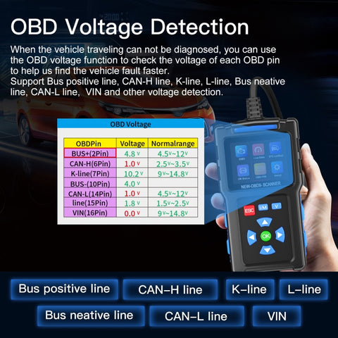 Automobile Fault Diagnostic Instrument OBD2 Engine Tester ELM327, T200