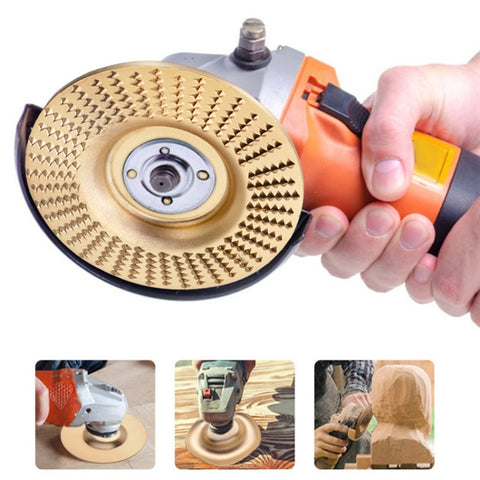 100mm Woodworking Sanding And Shaping Plate Angle Grinder Sanding And Polishing Prick Disc, Beveled, Arc, Flat