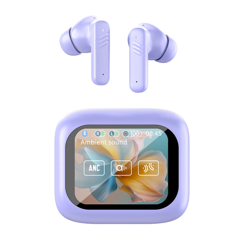 LX-10 Full-Color Touch Screen ANC+ENC Dual Noise Reduction In-Ear Wireless Bluetooth Earphone