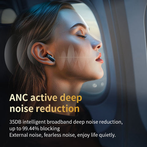 LX-10 Full-Color Touch Screen ANC+ENC Dual Noise Reduction In-Ear Wireless Bluetooth Earphone