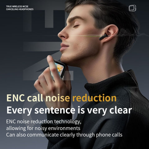 LX-10 Full-Color Touch Screen ANC+ENC Dual Noise Reduction In-Ear Wireless Bluetooth Earphone