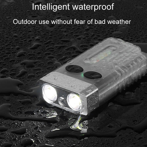 V10 Portable Keychain Light USB Rechargeable Bright Mini Flashlight