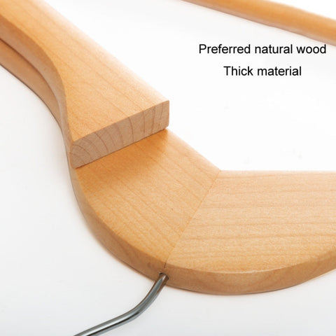 Solid Wooden Clothes Rack Anti-skid Clothes Hanger