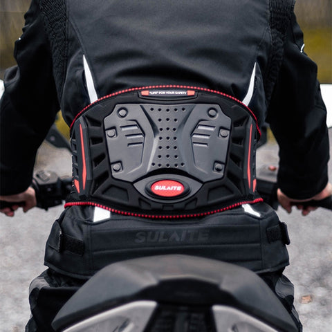 SULAITE Motorcycle Riding Breathable Anti-Fall Belt, Red S/M, Red L/XL, Yellow S/M, Yellow L/XL