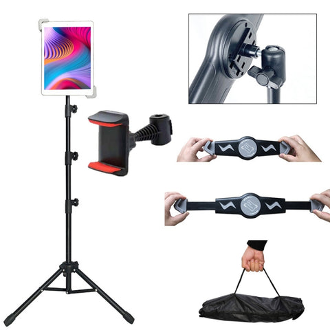 1.6m Adjustable Tablet Stand Floor-Standing Retractable Mobile Phone Tripod, 323, 306, 307, 311, 312, 313, 316, 303
