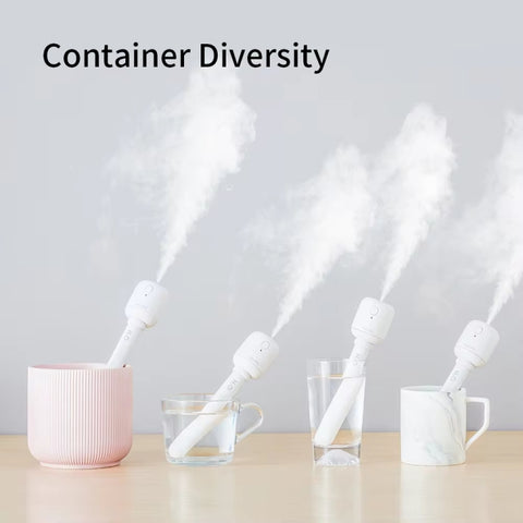 JisuLife JB07 Wireless High Mist Portable Humidifier, No Water Tank, White 1100mAh, White 2200mAh