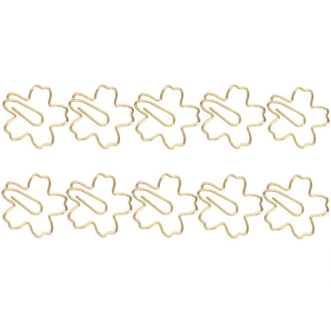 Metal Special-shaped Paper Clips File Classification And Storage Paper Clips, 10pcs /Box Sakura