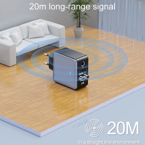 OMS-H6 Bluetooth 5.3 Adapter Wireless Audio Receiver And Transmitter EU Plug, OMS-H6