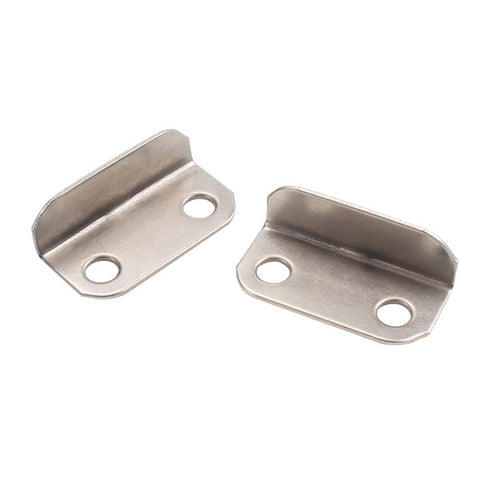 10pcs Lock Accessories L-Shaped Right Angle Office Drawer Lock Plate Furniture Parts Door Stopper