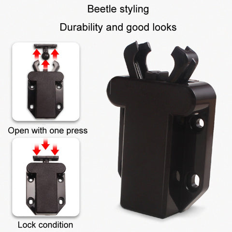 Bouncing Press Type Cabinet Door Catches Self Lock Hidden Drawer Cupboard Door Closer