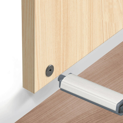 Magnetic Push Latches Cabinet Door Rebounder No Handle Push to Open Cabinet Hardware, Flat Bottom