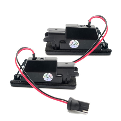 2pcs For Nissan Qashqai J10 / J11 / X-Trail / Teana License Plate Light Modification
