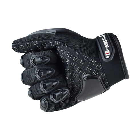 GHOST RACING Motorcycle Riding Anti-fall Breathable Rubber Shell Touch Screen Gloves, M, L, XL, XXL